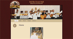 Desktop Screenshot of delriohall.com