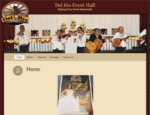 Tablet Screenshot of delriohall.com